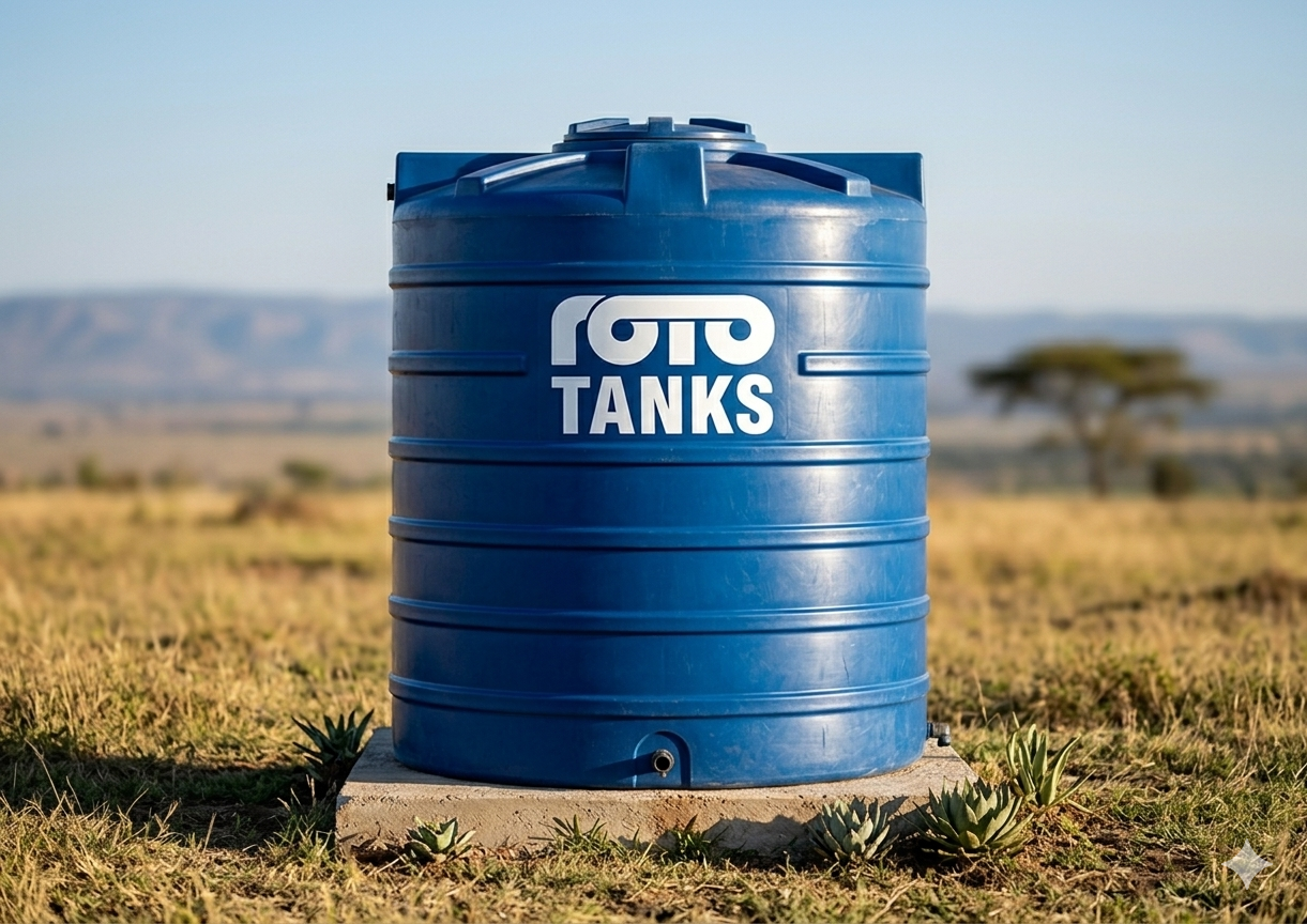 3,000 L plastic water storage tank